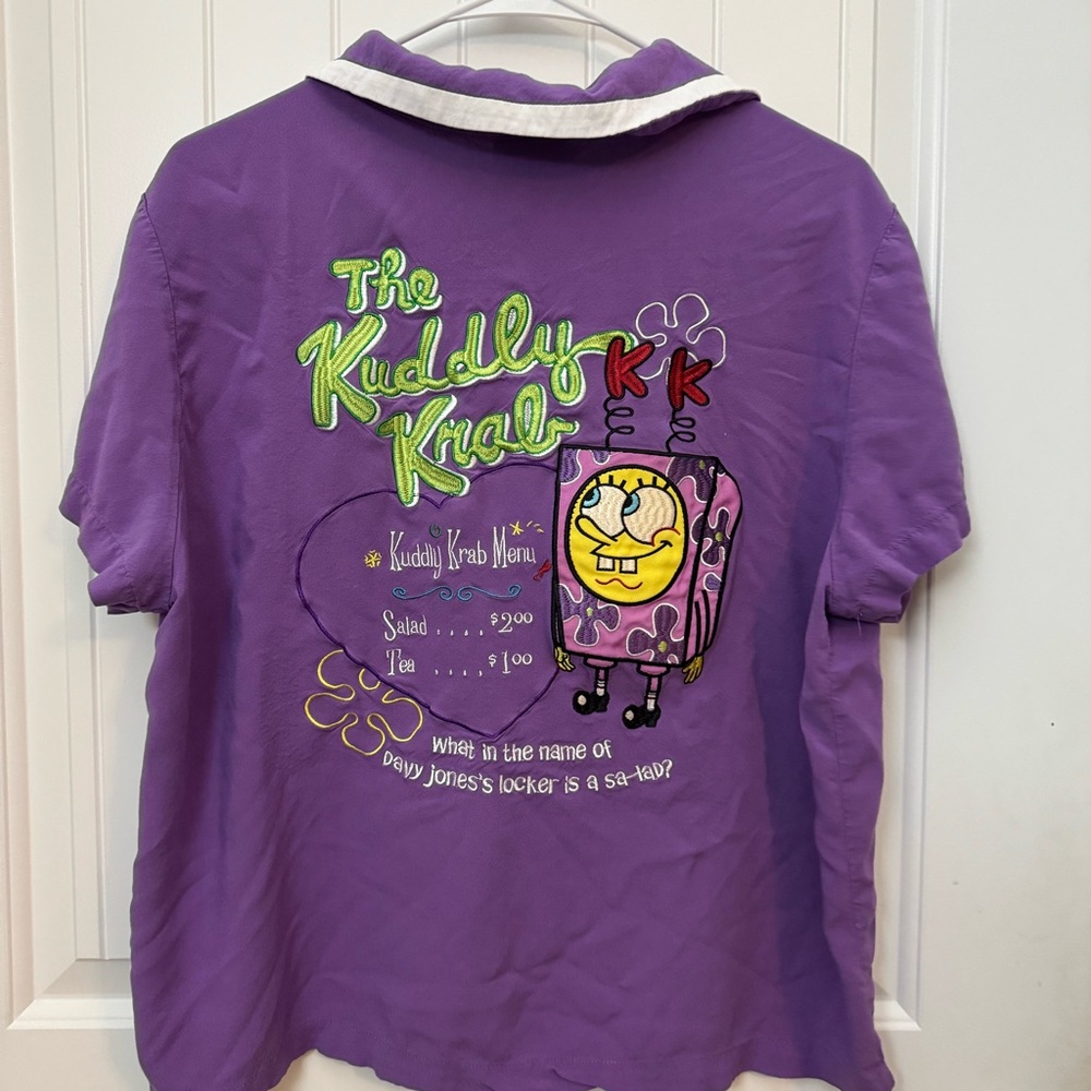 SpongeBob SquarePants The Kuddly Krab Women's Plus Size 2X Woven shirt